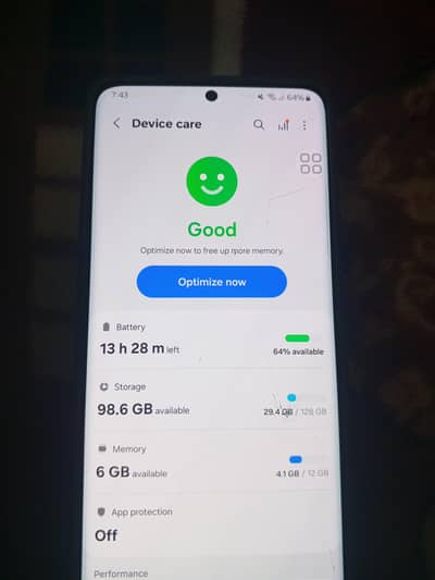 Samsung s21 ultra 12/128gb glass crack