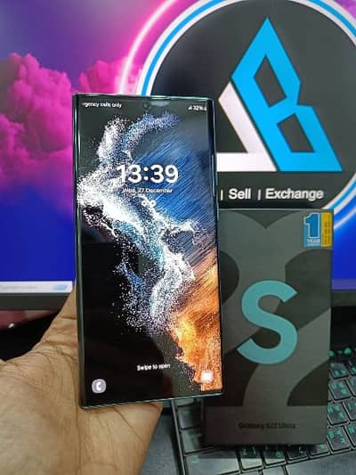 Samsung Galaxy s22 ultra 12/256 GB 03214524813 my WhatsApp number