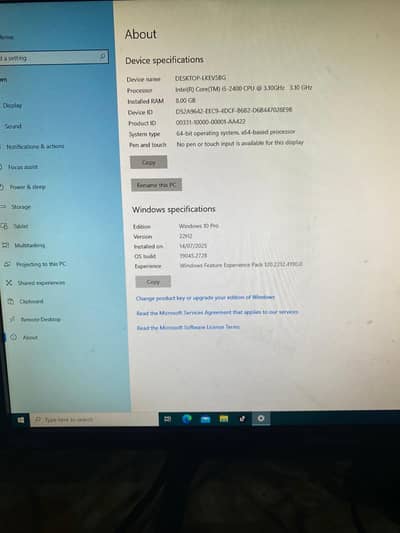 Gaming pc full setup