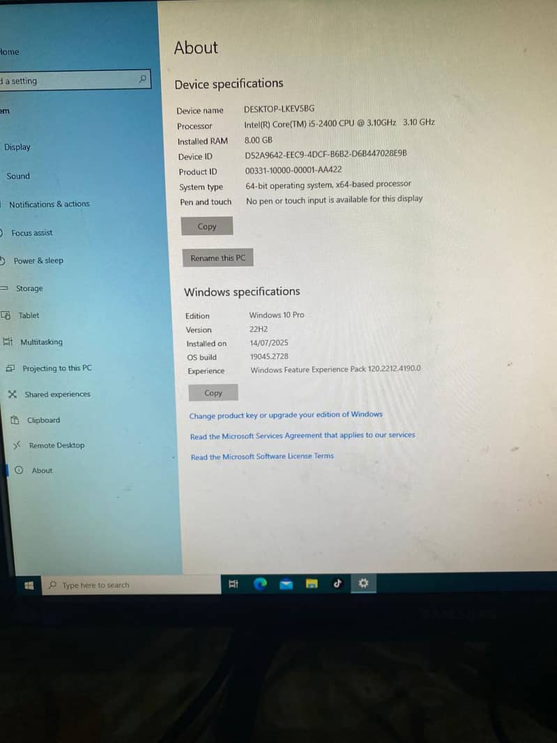 Gaming pc full setup 0