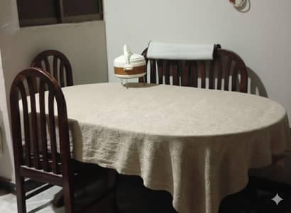 Dinning table with 6 chairs