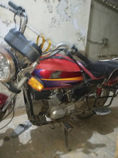 Honda CD 100cc Model 2008 - Red good engine with Tracker
