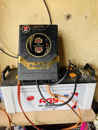 Homax Mppt hybrid 80 ampere used 5 maa