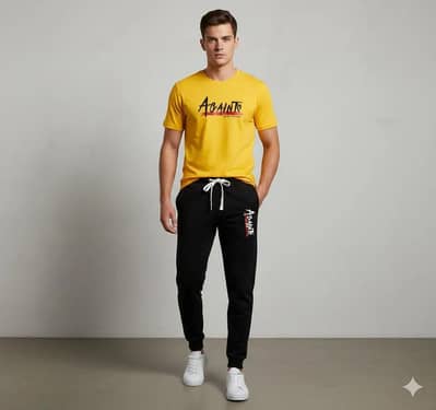 2Pac man's polyester printed track suit