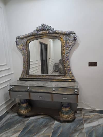 bed, side tables ,  dressing