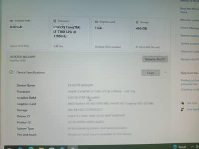 Core i3 7-Generation Gaming pc With All Accessories