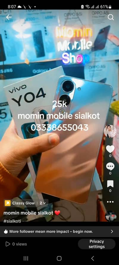 vivo y04 4 64 same days used