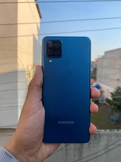 samsung a12 with box charger