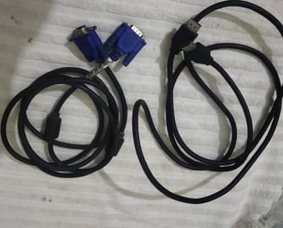HDMI cable, VGA cable, good price, good work