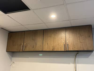 Office/Kitchen Overhead Storage Cabinets with Locks