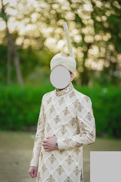 Groom sherwani