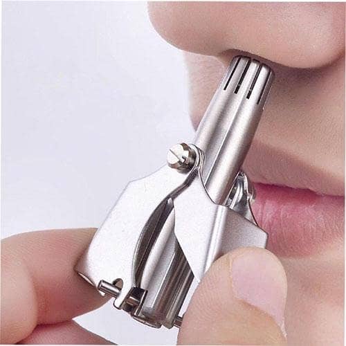 Stainless Steel Manual Nose Trimmer Shaving Nose Ear Hair Face Care Man Washable