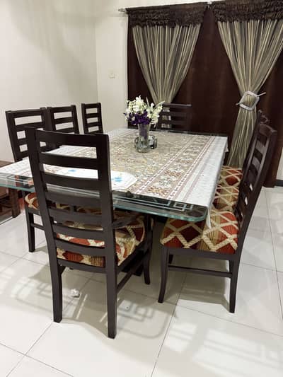 Wooden Dinning table and Chairs