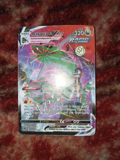 pokemon card requaza v max
