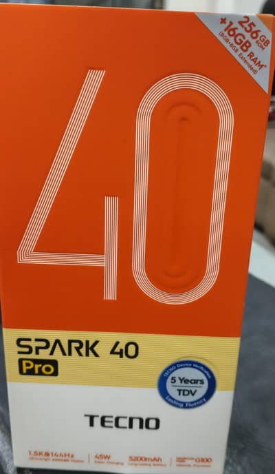 Tecno Spark 40 pro 256gb 8 gb