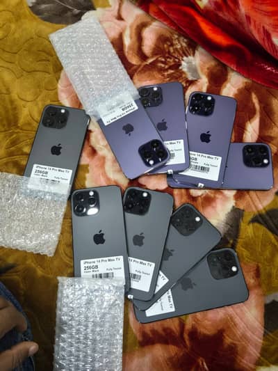 iPhone 14 Pro Max 256GB | PTA Approved | Dual SIM | Black & Purple