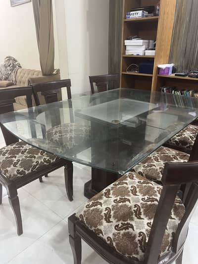 6 chairs dinning table
