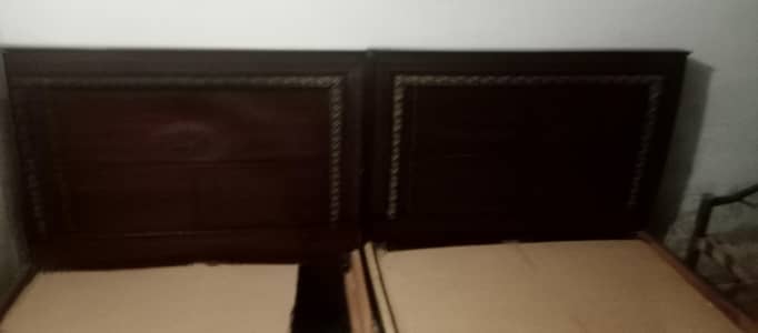 bed for sale 2 single beds 03347175879