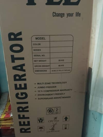 daba pack fridge without use