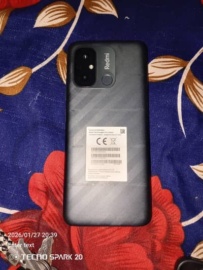 Redmi 12C 4/128 with box 45w  fast charger good condition