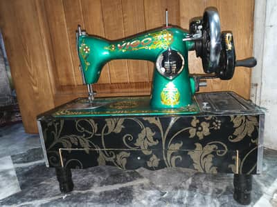 sewing machine with stand