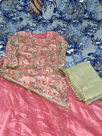 Fancy Embroidered Party Wear Suit - Beautiful Condition