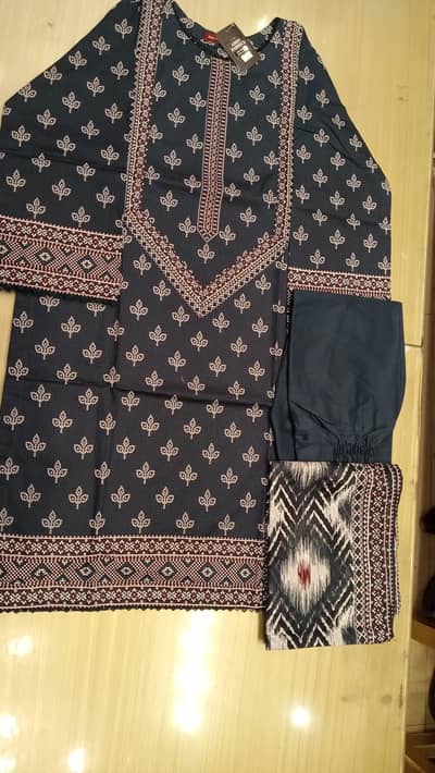 Bin saeed stitched suit