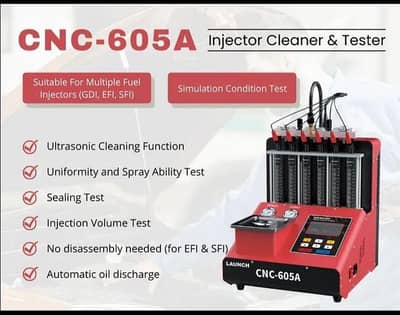 LAUNCH INJECTOR CLEANER TESTER CNC-605A