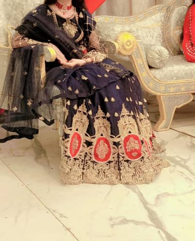 Maxi with Net Dupatta – Wedding Wear