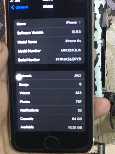 iPhone 6s pta all ok ha 64gb