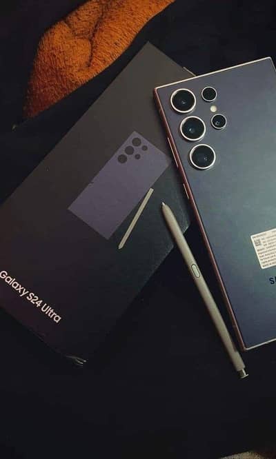 SAMSUNG GALAXY S24 ULTRA 12 512 WITH BOX DUAL SIM PLUS ESIM NON ACTIVE