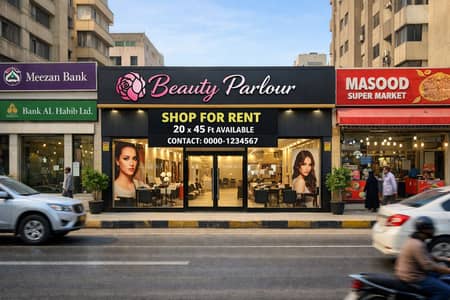 Shop For Rent For Beauty Parlor