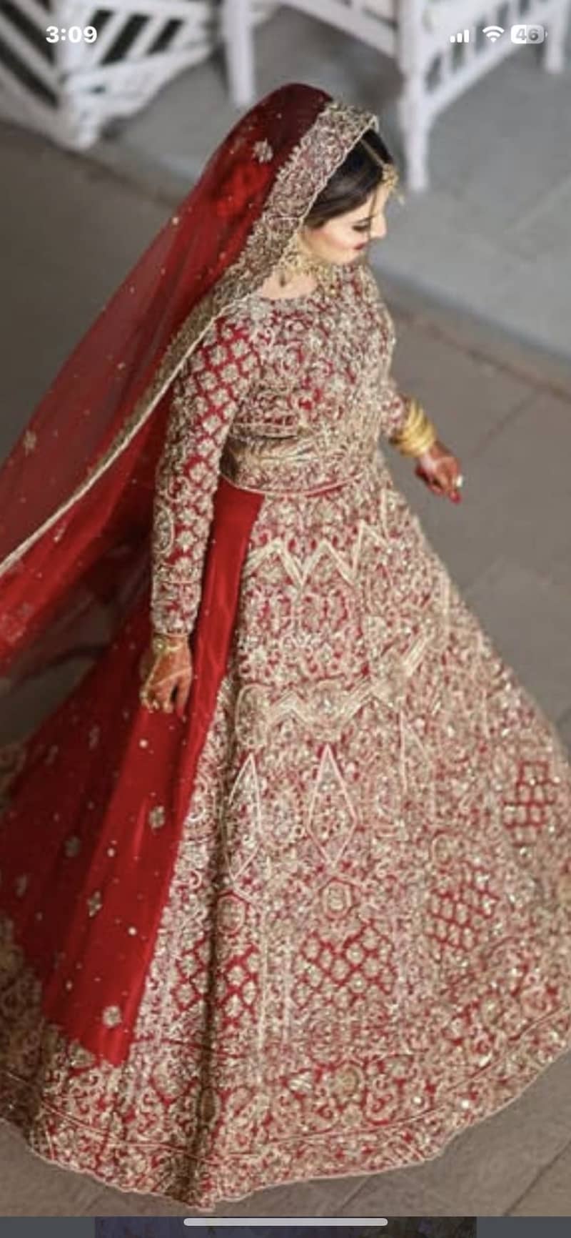 Bridal Dress | Heavy Embroidered Wedding Dress 0