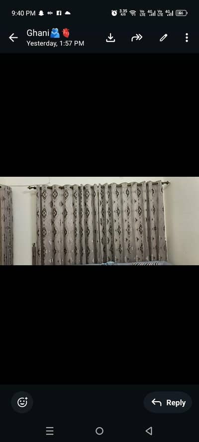 5 curtains for urgent sale like a new condition
