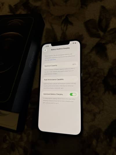 Iphone 12 pro max with box
