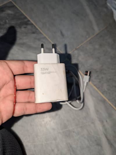 Redmi Xiaomi 33watt original charger box pulled new