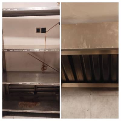 Stainless Steel Hood  & shelf