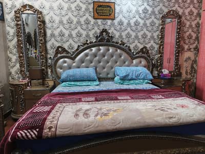 Wooden  Royal Bed for Sale/Bed Set/luxury furniture/Furniture/Bed