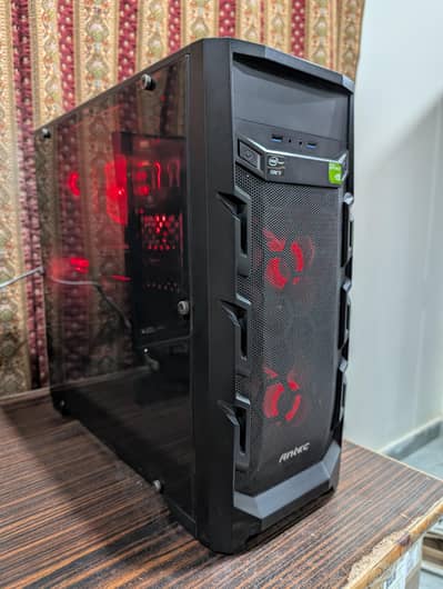 Antec GX202 Gaming PC Case with 3 ARGB Fans & Controller