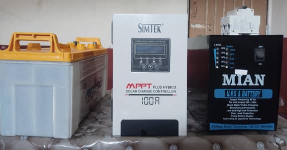 MPPT 100A-UPS 1kva-Battery 12V for sale