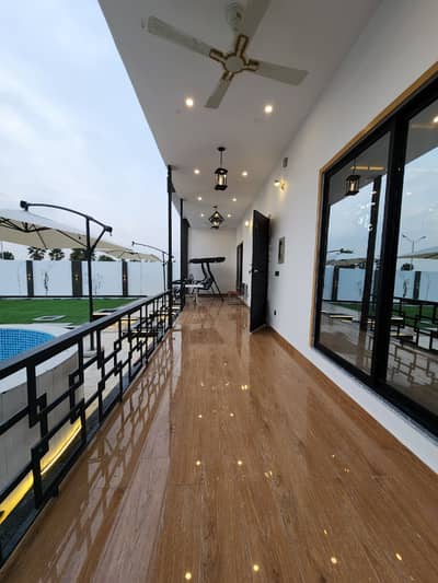 one kanal luxury farm House Available for sale on Main boulevard New city Phase 2 wah cantt