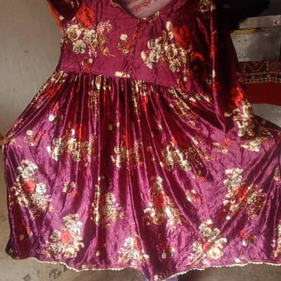 velvet frok. . and . chiffon  abayea