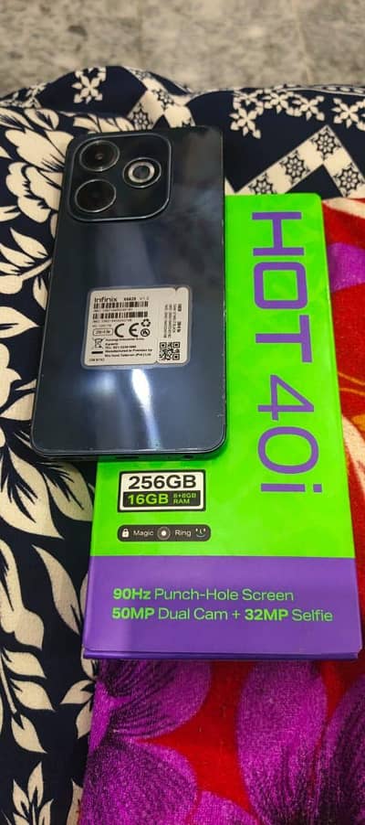 Infinix hot 40i 8+8/256 gb 10/10 available for sale