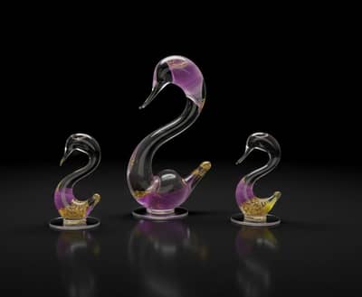 3 in 1 crystal showpiece