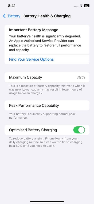 Xr nonpta fectory unlock 64 gb 79 battery