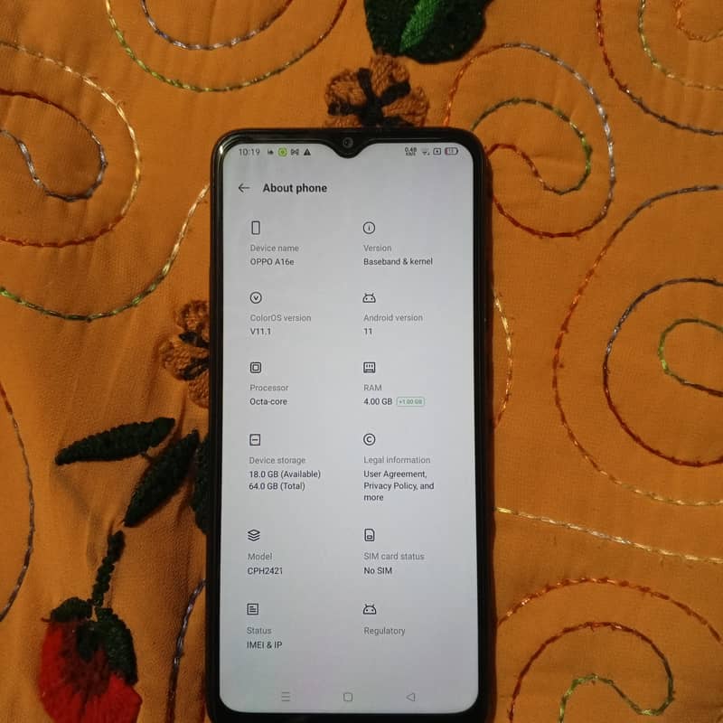 OPPO A16E 0