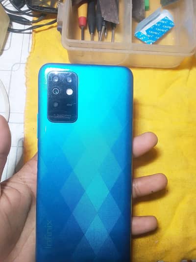 Rs:19500 infinix note 8i  with box and charger  10/10 condition