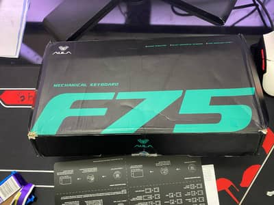 Aula F75 Thunder black graywood v3