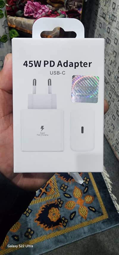 Box Pack 45W Charger with Orignal C To C Cable