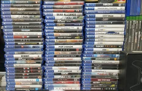 ps4 / ps5 / games / original cds / disc / dvd / playstation